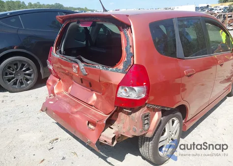 2007 Honda Fit Sport from USA, damaged, VIN JHMGD38647S017023